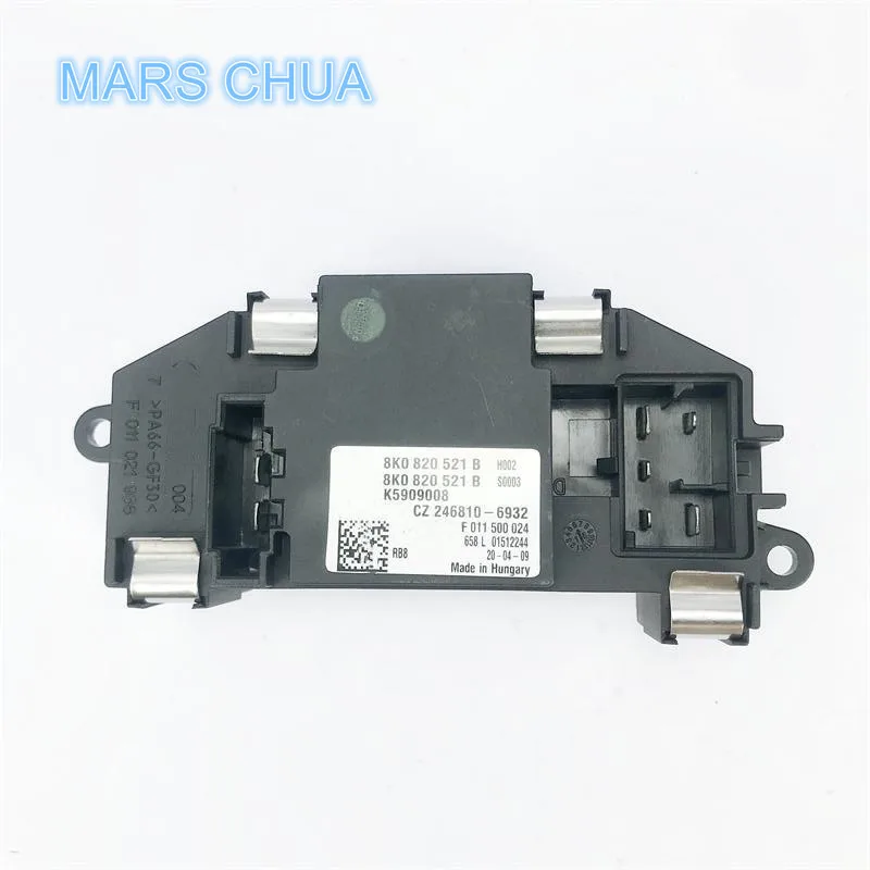 

8K0820521B Heater Fan Motor Resistor Suitable for Audi A4 B8 A5 8T Q5 8R 8K0 820 521B / 8K0 820 521