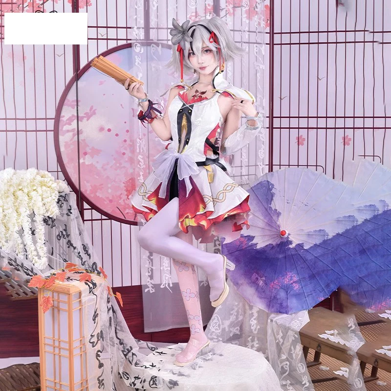 Камелия Косплей Костюм Игра Wuthering Waves Chun Милая униформа Платье Полный комплект с