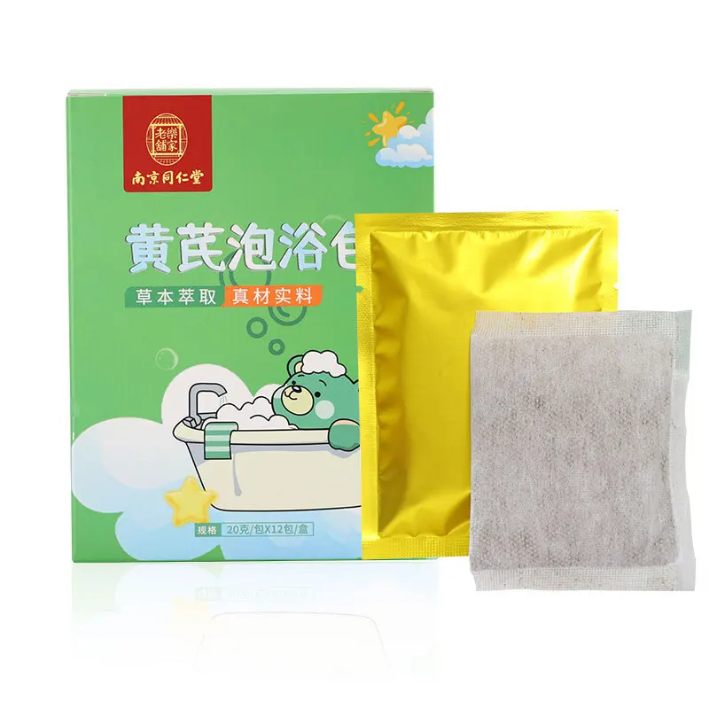Фото Травяной сбор для ванн Nanjing Tongrentang Astragalus, не требующий варки, 12 пакетиков по 20 г №1