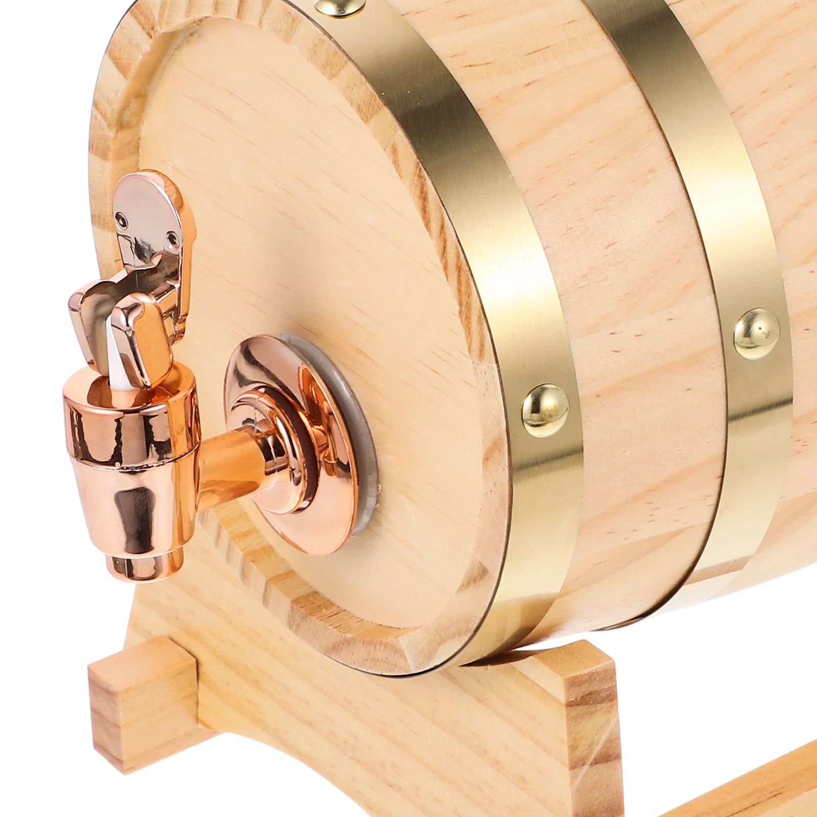 Контейнер для хранения пива с белым корпусом из сосны деревянный держатель виски