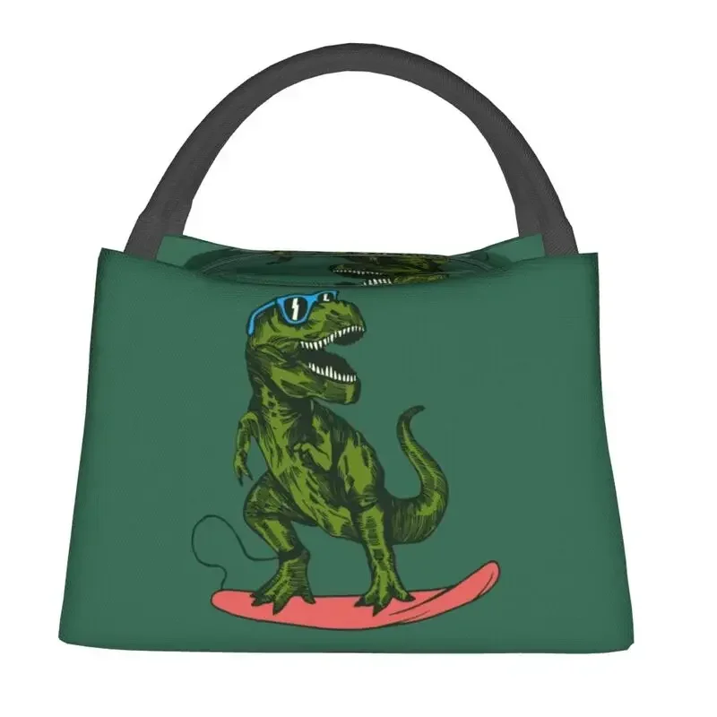 Термоизолированная сумка для обеда с изображением динозавра женская