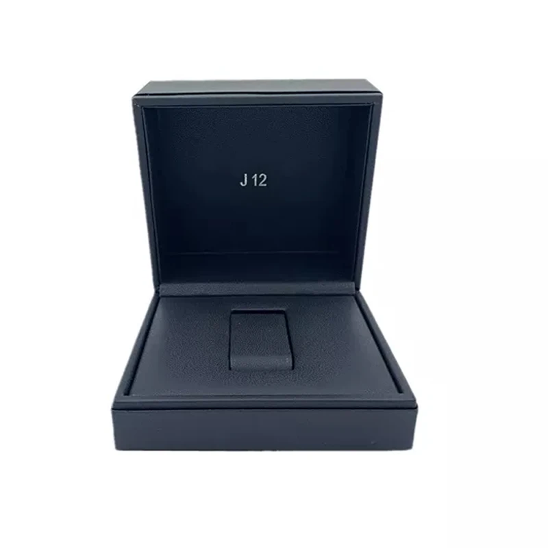 

Classic Brand Luxury Watch Box J12 Present Paper Black Watch Box with booklet card tags bag