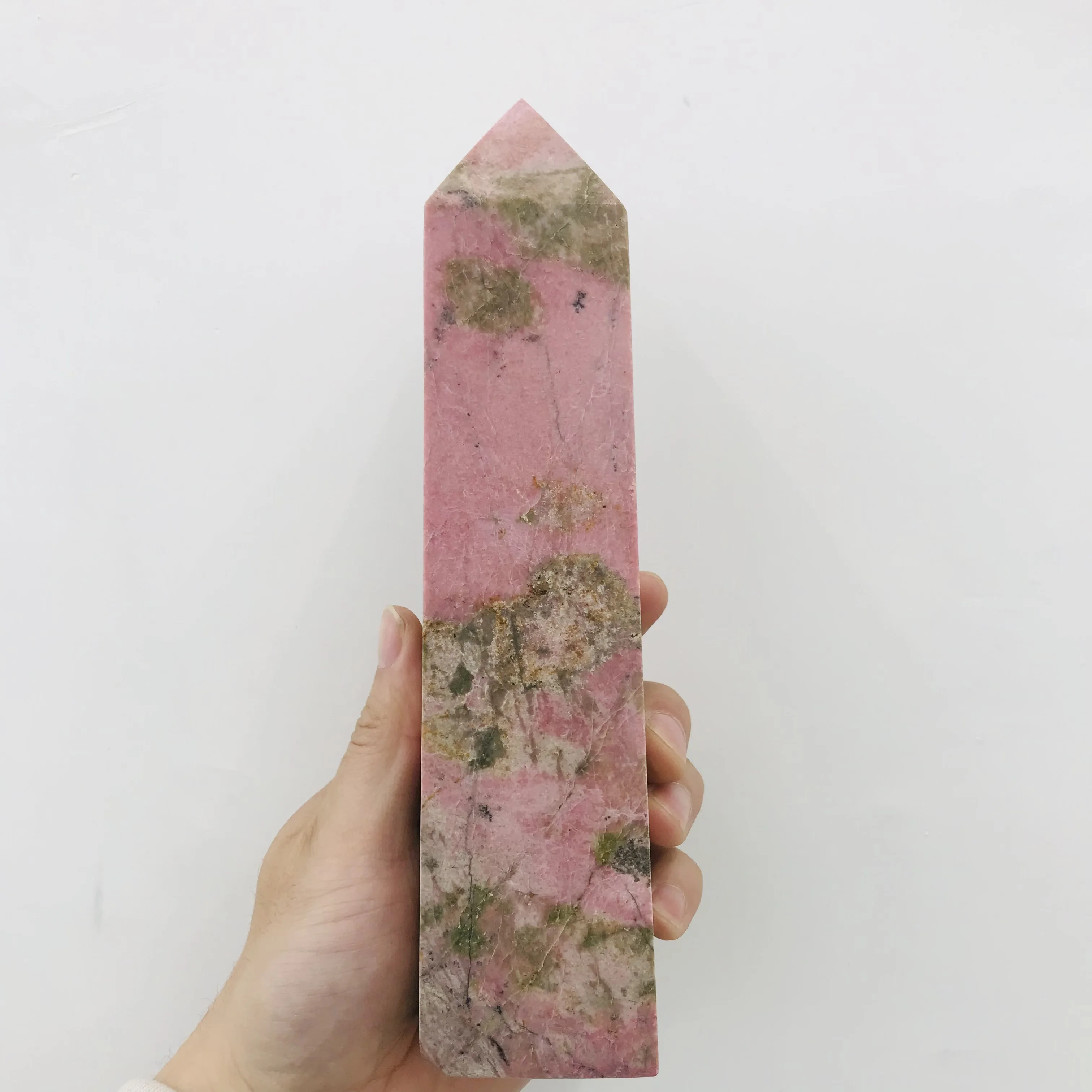 

NATURAL ROSE STONE PILLARS ENERGY MAGNETIC FIELD,DISPLAY DECORATION A PHYSIOTHERAPY STONE FOR TONING THE BODY