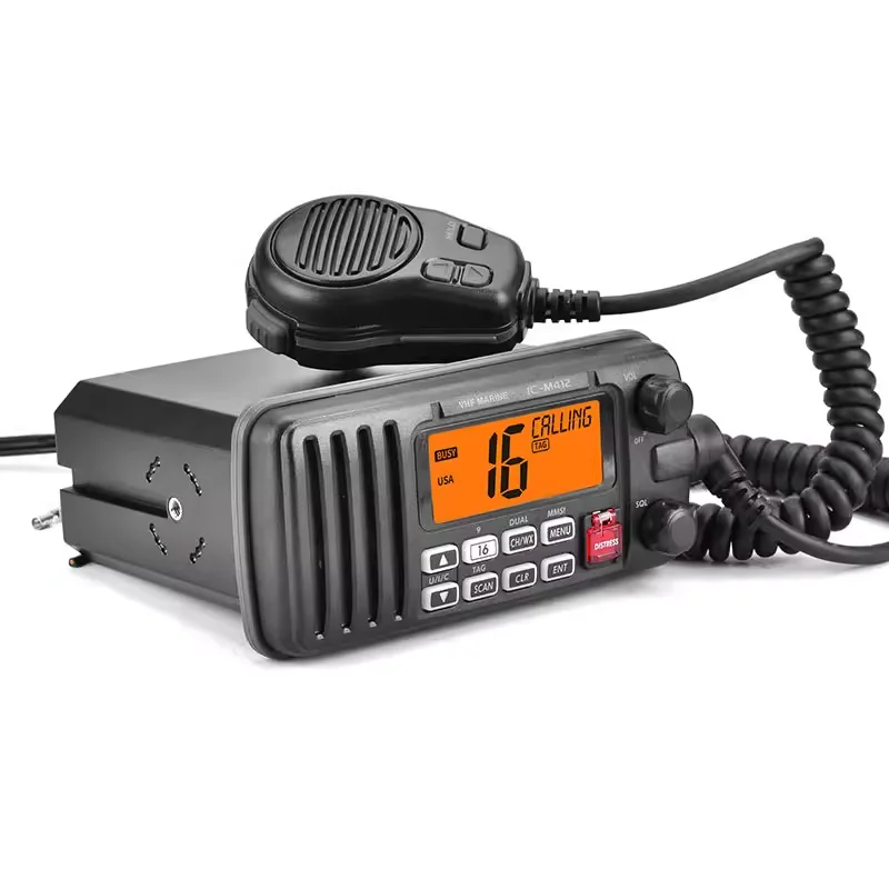Фото IC-M412 25W Водонепроницаемая автомобильная радиостанция VHF, морская радиостанция, подводная мобильная радиостанция для ICOM №2