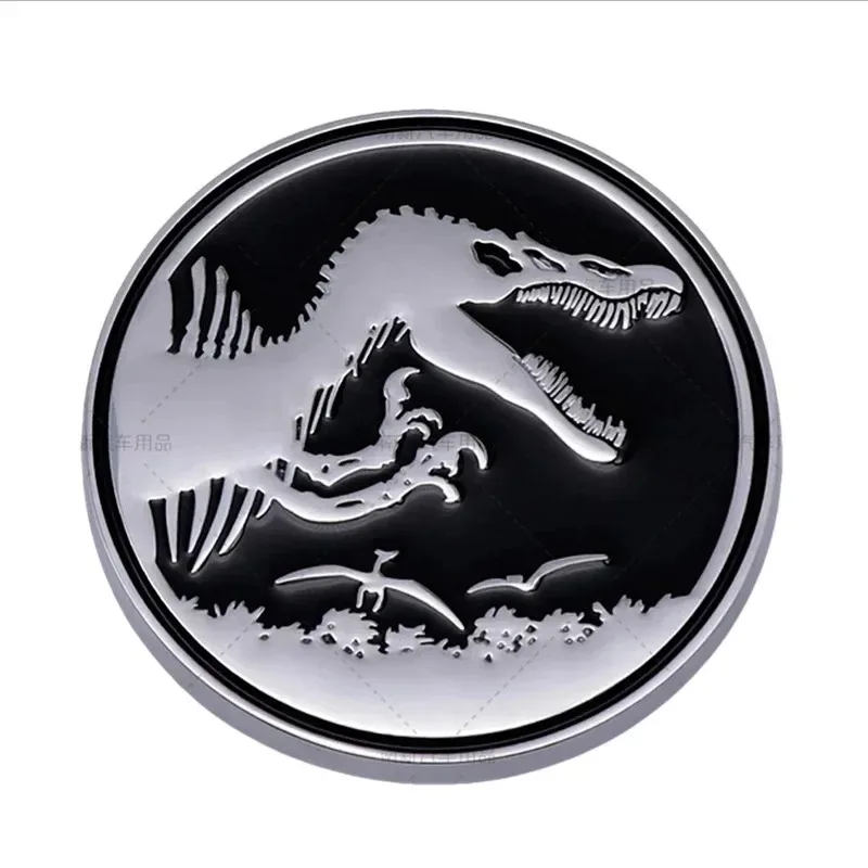 

3D металлический автомобиль, тираннозавр рекс, велоцираптор, Раптор, динозавр, Парк Юрского периода, логотип багажника, эмблема, наклейка, автомобильные аксессуары