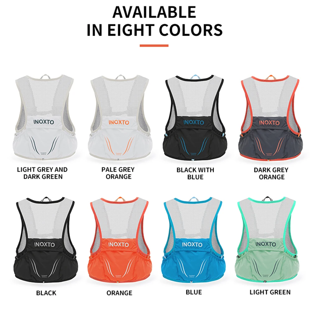 Ultra Lightweight Running Backpack 2.5L Hydration Vest Jogging Marathon Bag Men Women Bicycle Marathon Hiking Water Bottle Bag