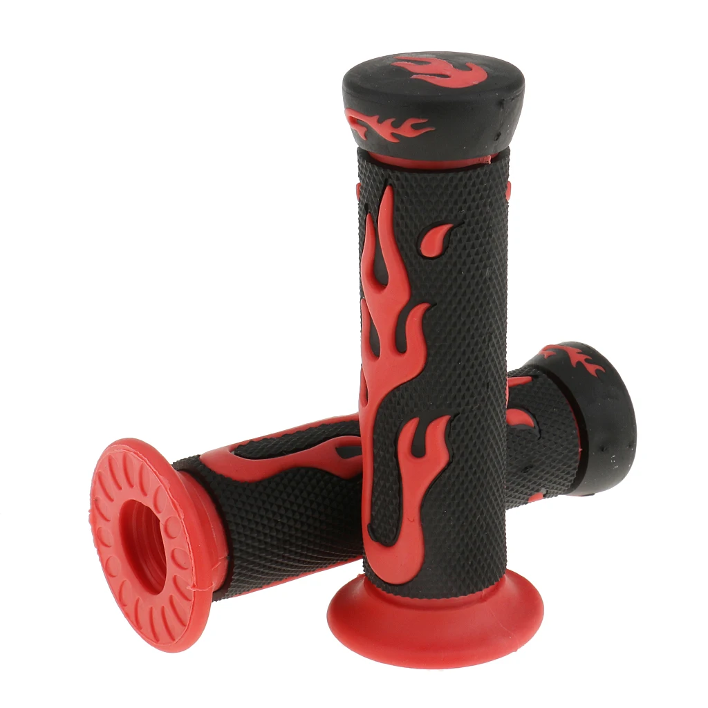 

Universal 7/8'' Motorcycle Scooter Handlebar Hand Grips Rubber