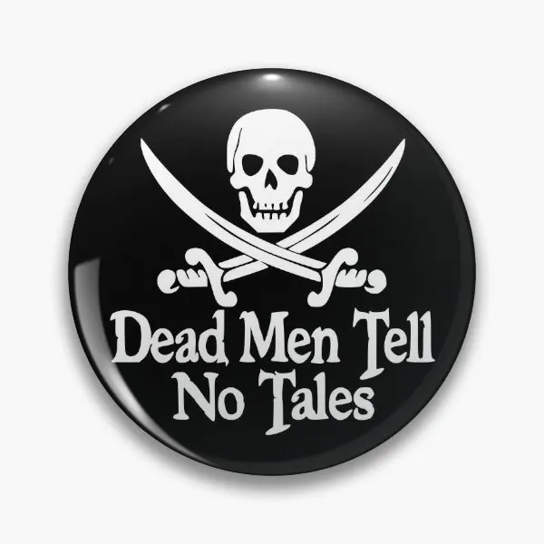 Пиратский череп перекрестные мечи для мужчин мягкая булавка на пуговицах модная