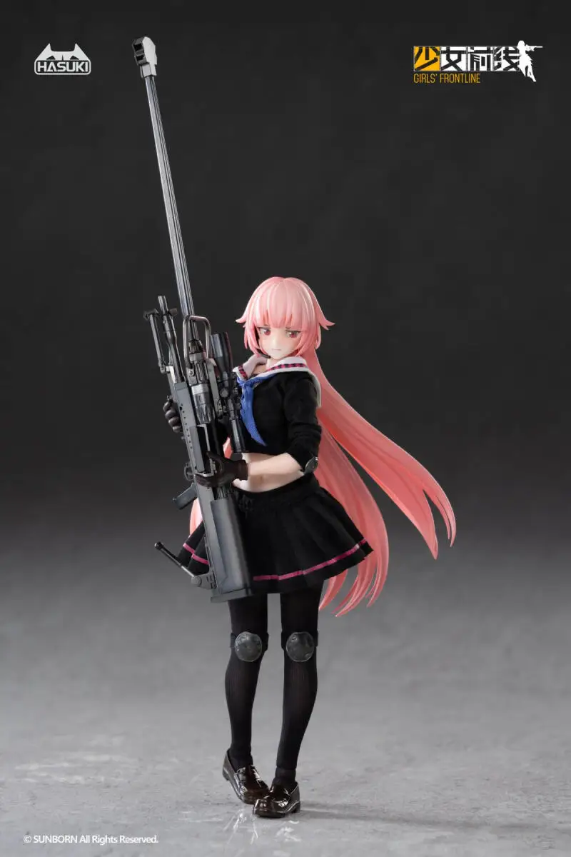Фото Оригинальная фигурка HASUKI Pocket Art PA011 Girls Frontline NTW-20, аниме-модель, коллекционная игрушка, в наличии. №5