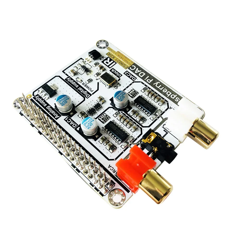 Двойной расшифрованный объемный мод ES9023 I2S цифровая звуковая карта плата