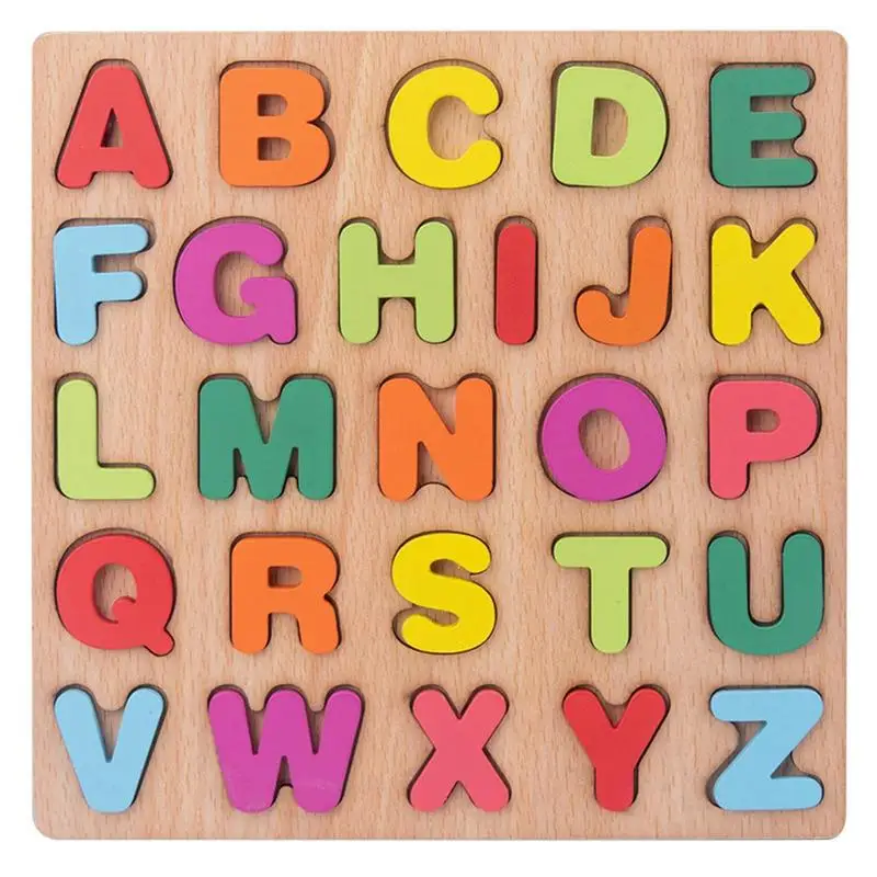 

Puzzles For Toddlers 4-6 Educational Puzzle Toy Board Alphabet/Number /Shape Peg Puzzles Preschool Classroom Must-Haves For Kids