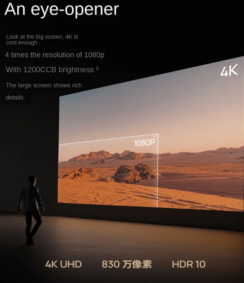 Проектор XGIMI H6 Pro 4K UHD DLP 1920 CCB