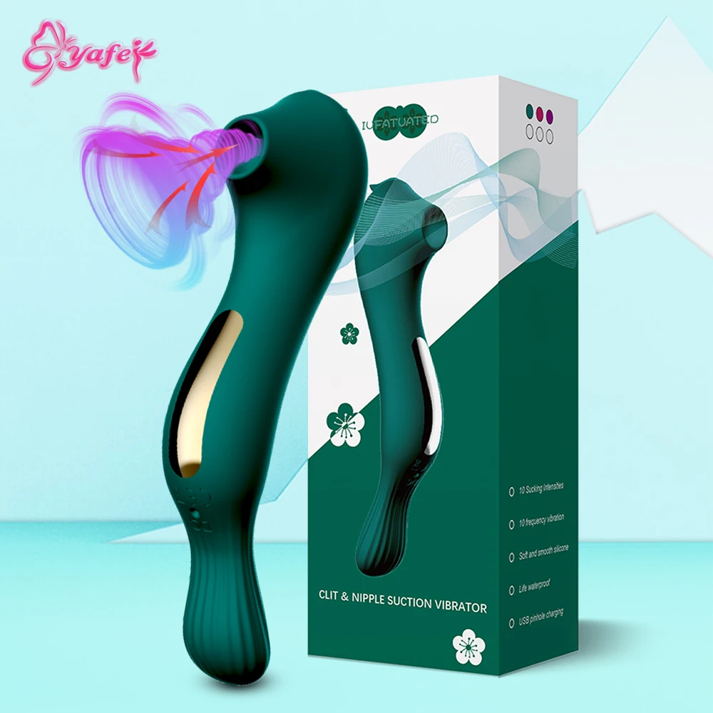 Вибратор для сосания клитора женщин 10 на несколько скоростей - Цена: 12.29
