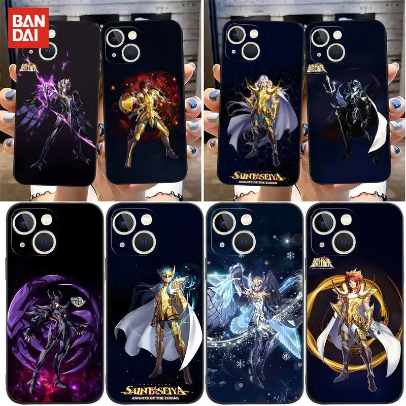 Bandai золотой чехол Saint Seiya для IPhone Apple 11 14 13 12 Pro Max Mini Xs X Xr 7 8 6 6s Plus Se 2020 |