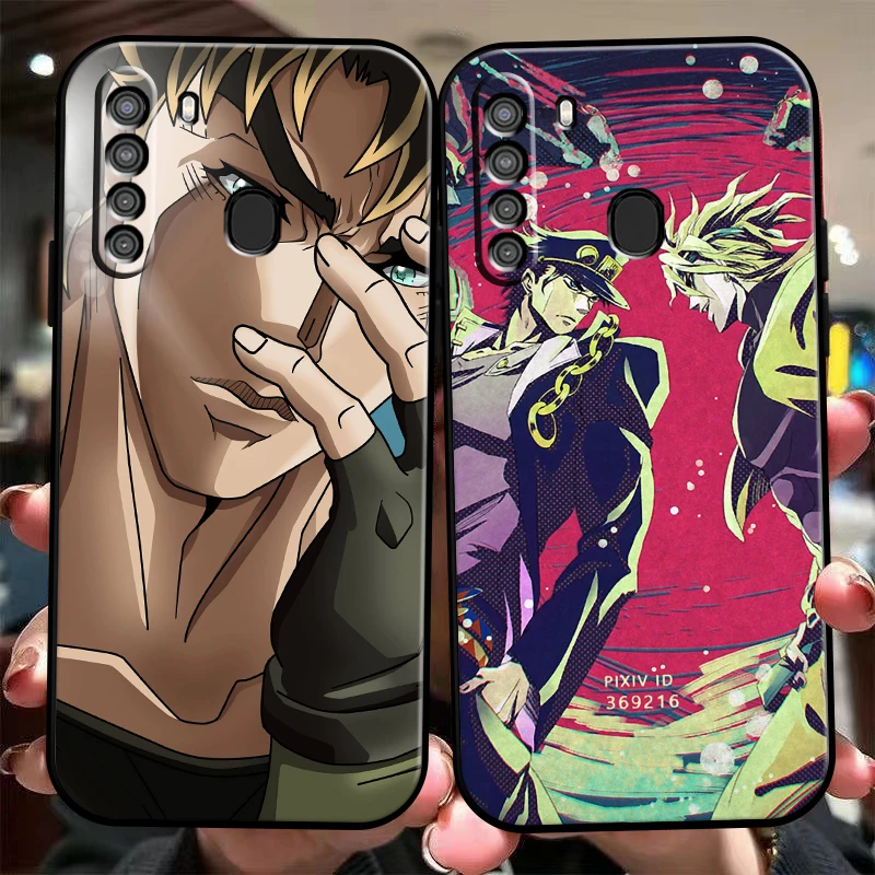

Japan Anime JoJo's Bizarre Adventure Phone Case For Samsung Galaxy S8 S8 PLus S9 S9 Plus S10 S10E S10 Lite 5G Plus Coque