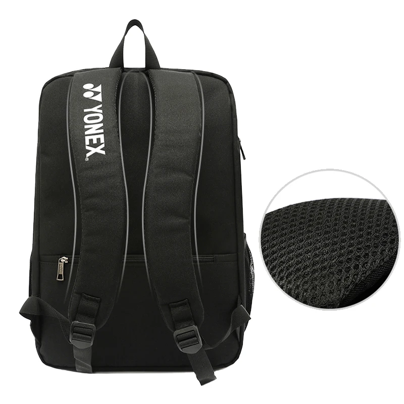 Professional YONEX Badminton Backpack 2 pcs Tennis Racquet Sports Bag For Men With Shoes Compartment Max Badminton Rackets Bag