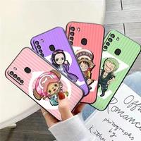 one piece anime phone case for samsung galaxy a32 4g 5g a51 4g 5g a71 4g 5g a72 4g 5g coque soft funda silicone cover black