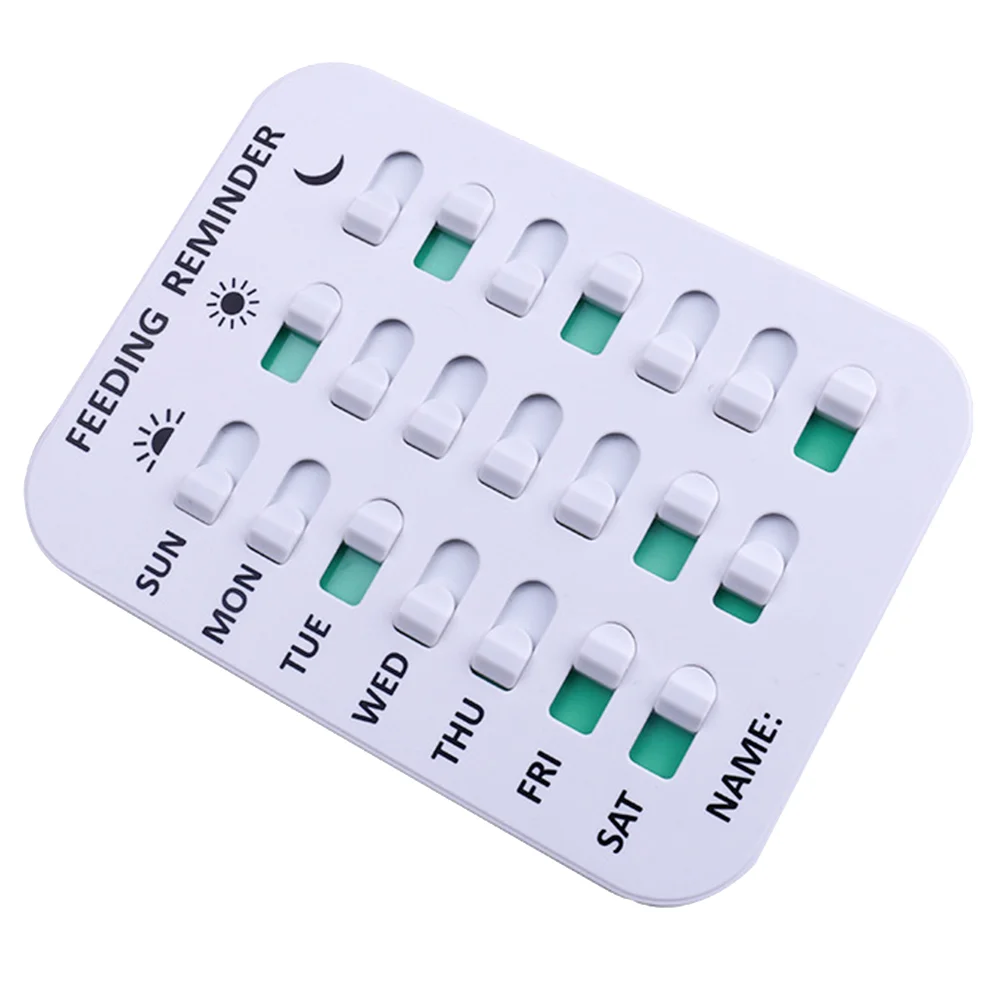 

1Pc Creative Pet Feeding Reminder Useful Matter Reminder Home Supply White