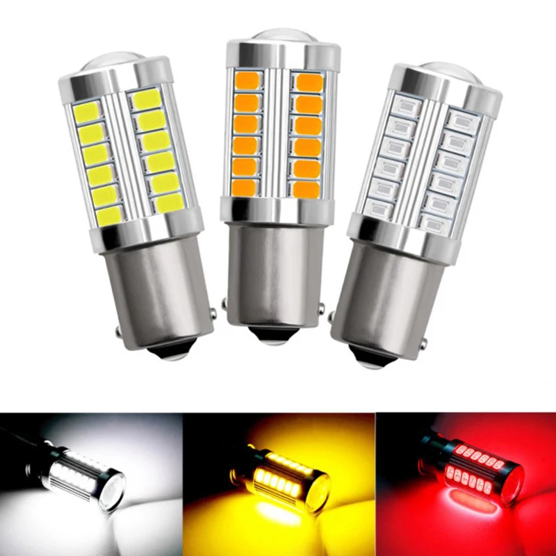 

1PC 1156 1157 LED Car Tail Bulb Brake Lights Reverse Lamp Daytime Running Signal Light