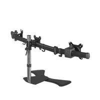 triple screen 27inch lcd tv table mount monitor desk three support led bracket lcd holder 1 order
