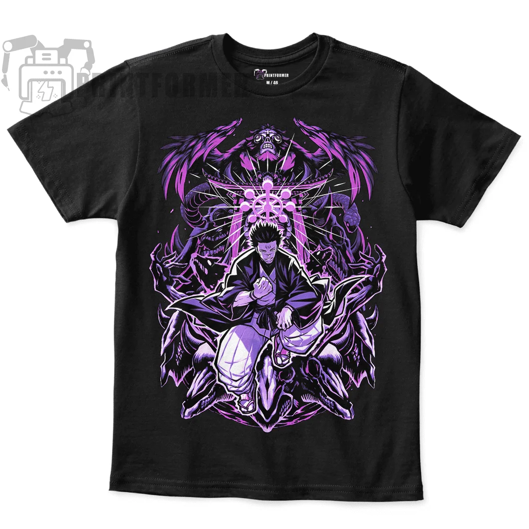 Футболка Ryomen Sukuna Jujustu Kaisen Jujutsu Horror Gift Shirt Все размеры