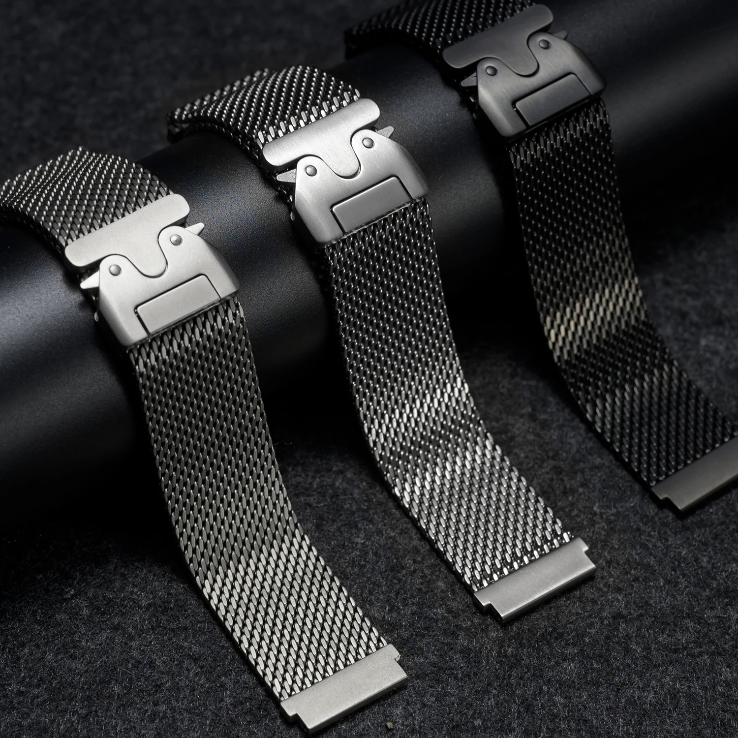 Фото Ремешок из чистого титана 22 мм для Garmin Forerunner 965 265 955 255 265, музыкальный ремешок из 100% титана Amazfit Stratos 2/2S/3, аксессуары №2