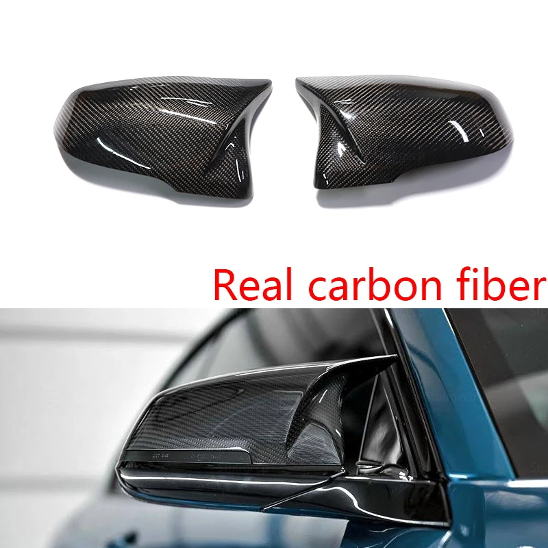 

M Look Carbon Fiber Side Rearview Mirror Cap Wing Cover for BMW X1 X2 Z4 1 Series F48 F49 F39 F52 F40 G29 for Toyota Supra