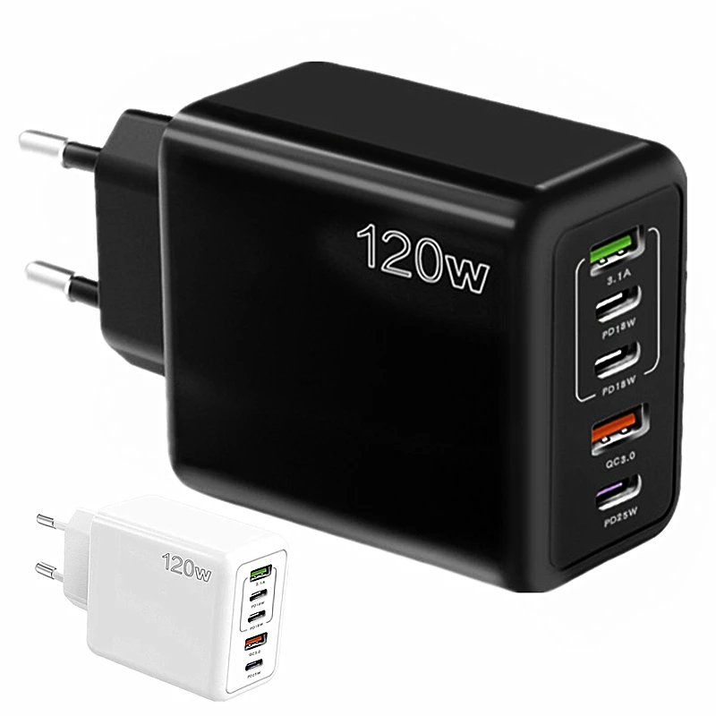 Сетевое зарядное устройство с 5 USB-портами и поддержкой быстрой зарядки