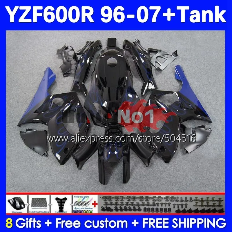 

OEM Thundercat For YAMAHA YZF 600R YZF-600R 39No.80 blue flames YZF600R 96 97 98 99 00 01 2002 2003 2004 2005 2006 2007 Fairing