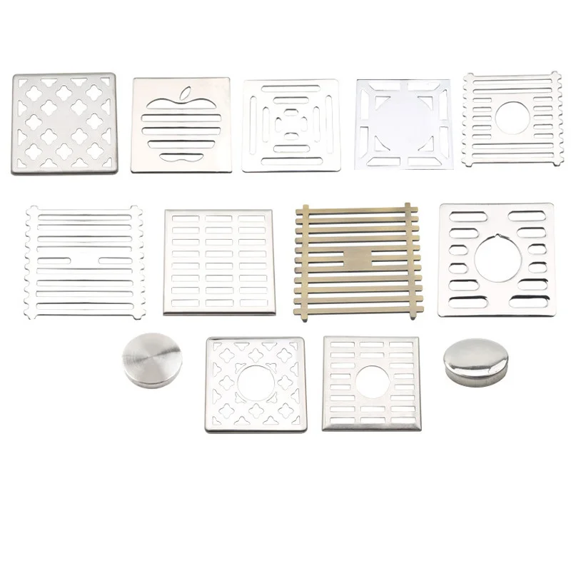 

1PCS Stainless steel Floor Drains Cover Plate Round Anti-clogging Sink Filter Universal Hair Catcher Stopper Bathroom Hardware