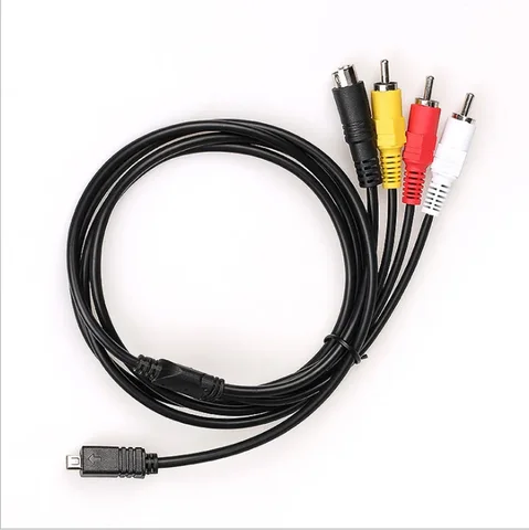 A/V TV Out аудио-видео кабель для Sony HDR-HC5E DCR-HC96E DVD610E PC105 IP220 HC90C HC52E камера