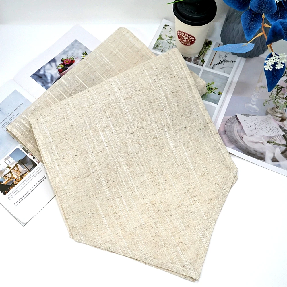 Домашняя Декоративная скатерть из льна в деревенском стиле винтажный Чехол для