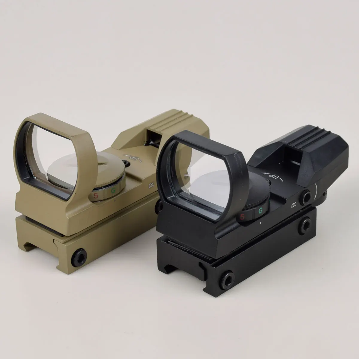 

Hot 20mm Rail Riflescope Hunting Optics Holographic Red Dot Sight Reflex 4 Reticle Tactical Scope Collimator Sight