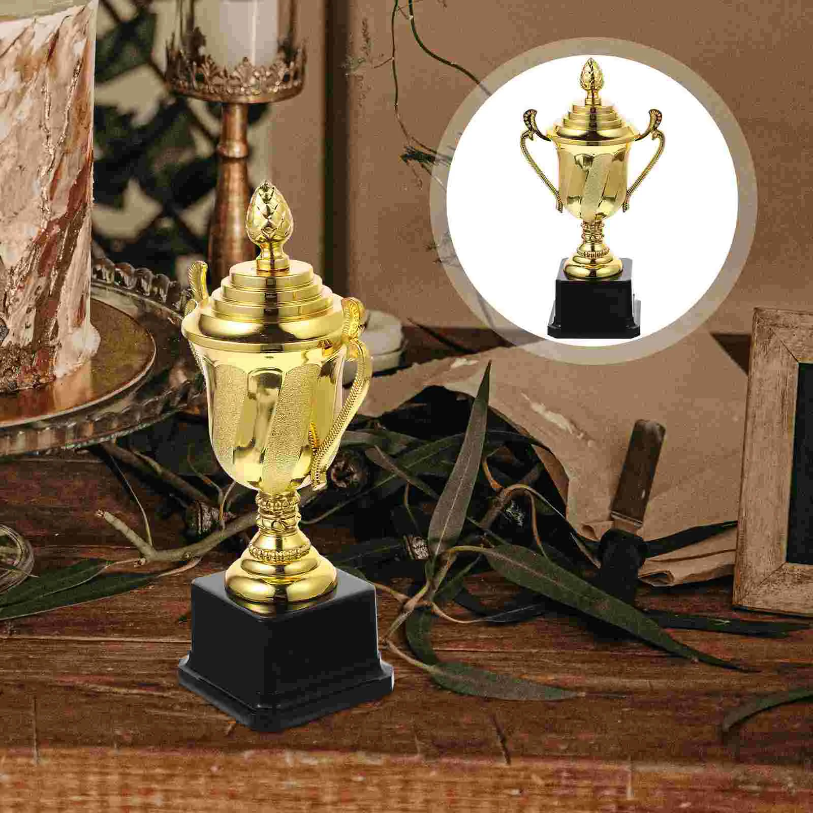 

Children's Competition Trophy Gold Trophies Prop Chic Prize Winning Prizes Plastic Kids