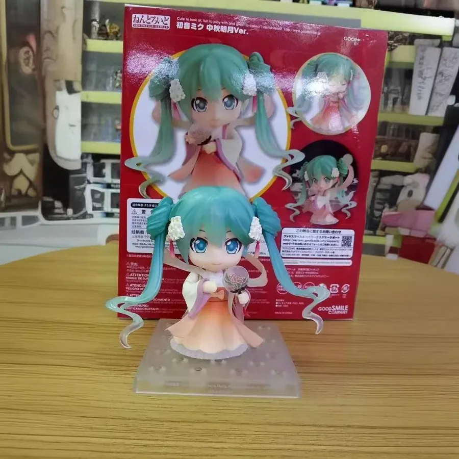 Фото Коллекционная фигурка-орнамент Hatsune Miku: Яркая Луна, Праздник середины осени, Чиби-версия, подарок №2