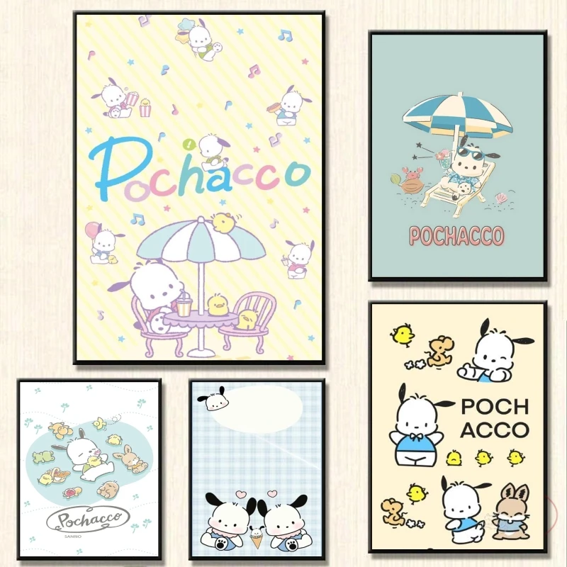 

Canvas Posters Cinnamoroll Comics Pictures Wall Art Home Living Room Friends Gifts Decoration Paintings Prints And Prints