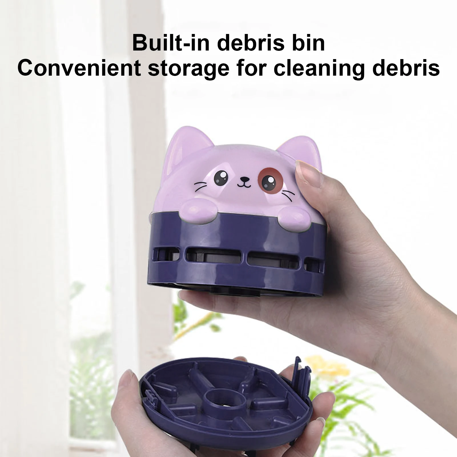 

Настольный пылесос, настольный мини-пылесос для крошек, Настольный пылесос для очистки пыли, крошек, пианино, компьютер, портативный стол дл...