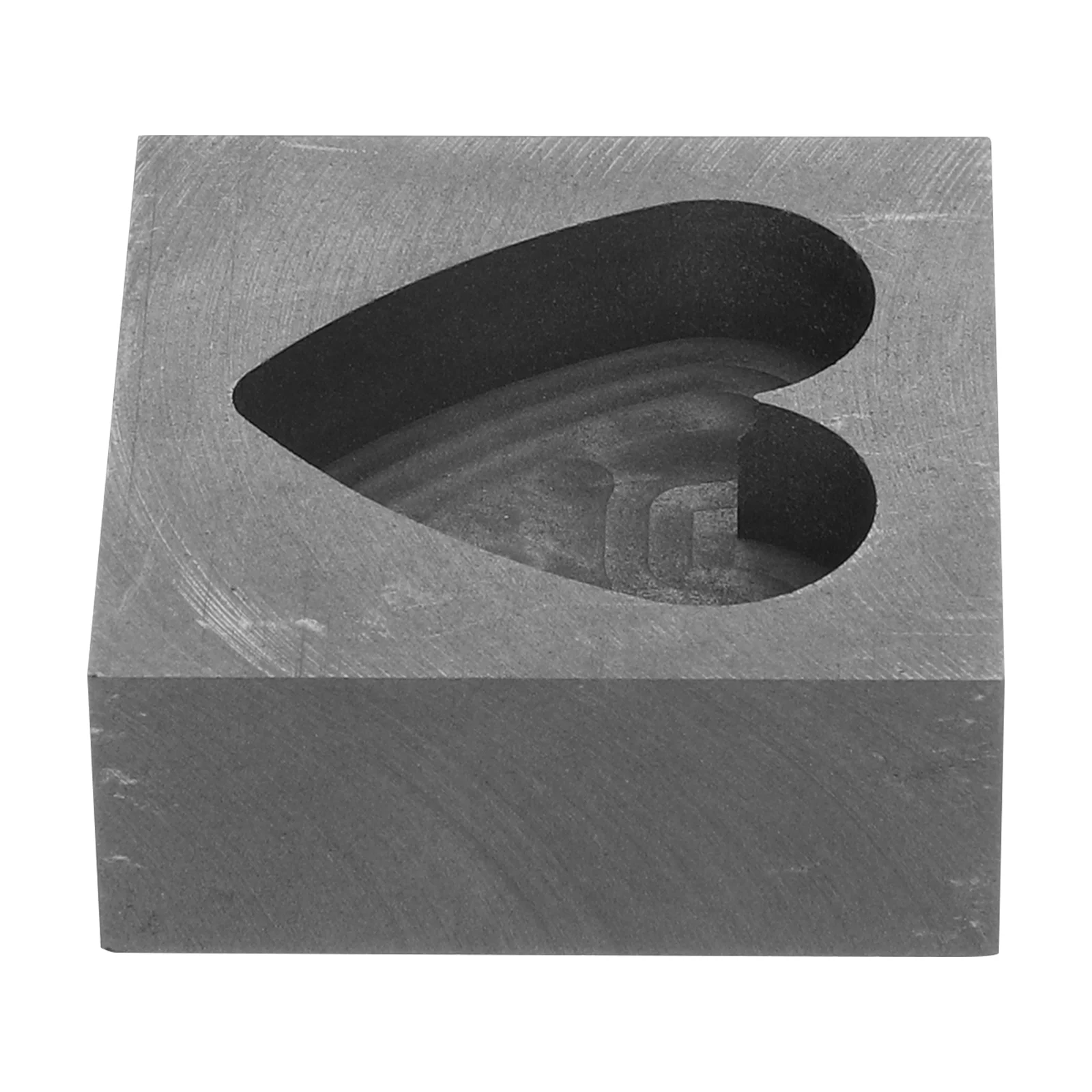 Графитовая форма в форме сердца золотые рафинирующие слитки коррозионностойкие