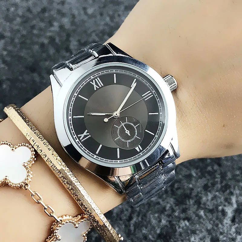 Brand Wrist Watches Women Girl Ladies Style Quartz Casual Steel Metal Band Clock fo02