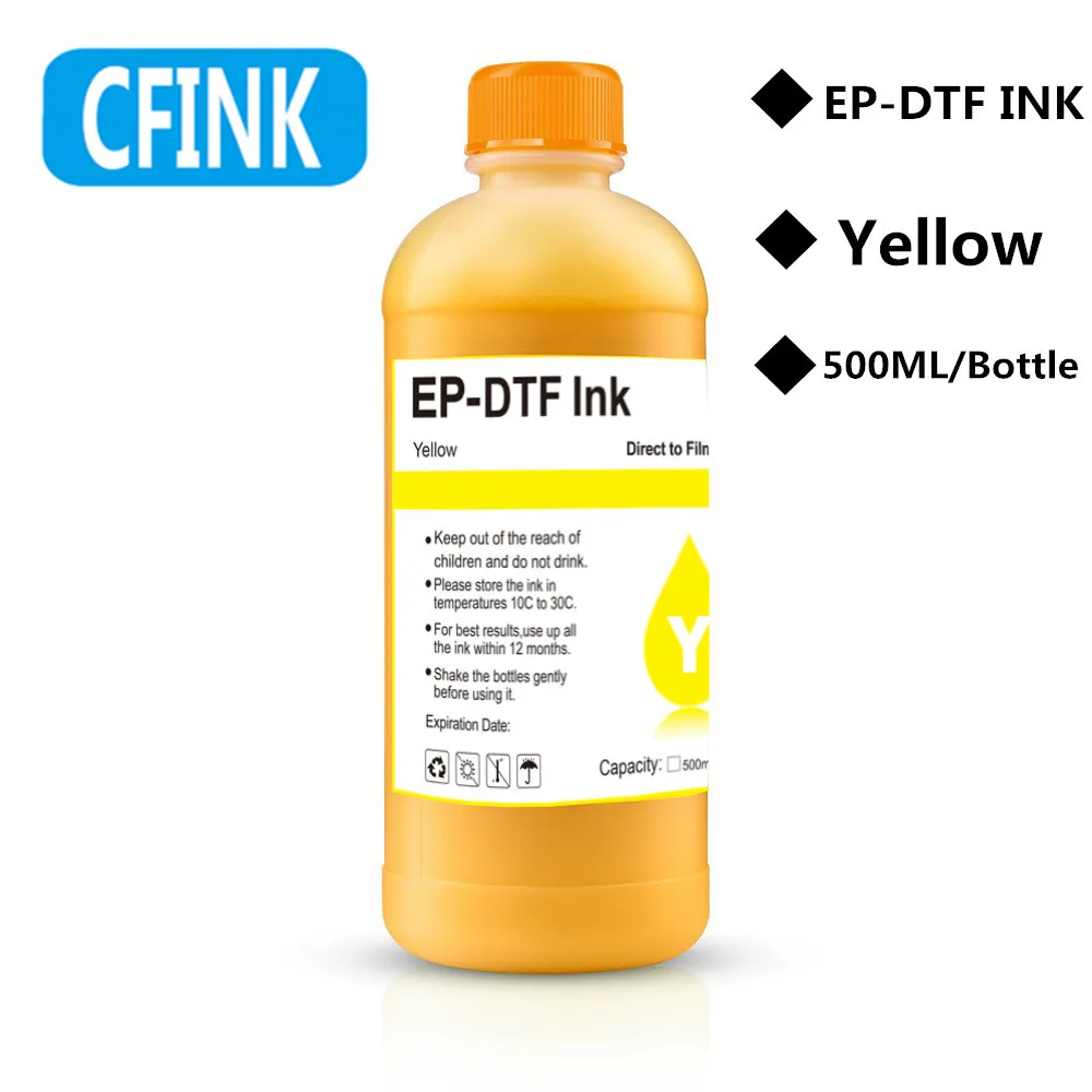 500 мл чернила DTF для Epson L800 L805 DX5 DX7 XP600 I3200 I4720 I5113 переводной пленки пленочный