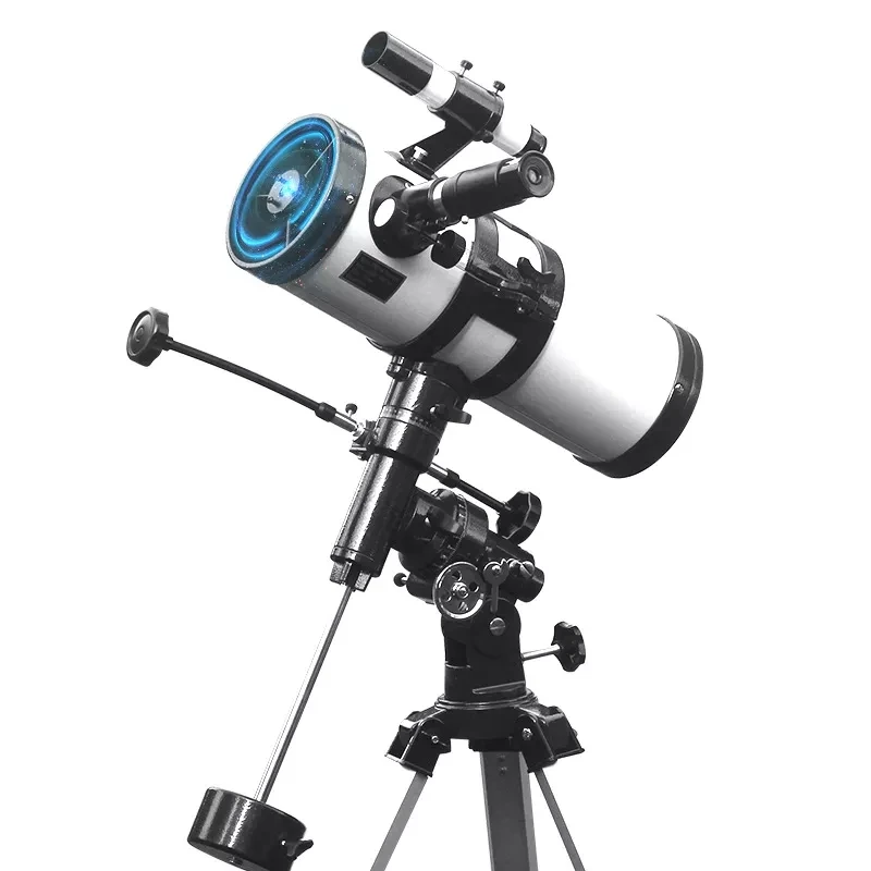 

AstroMaster 114EQ Newtonian Telescope Reflector Telescope for Beginners Fully-Coated Glass Optics Adjustable Height Tripod