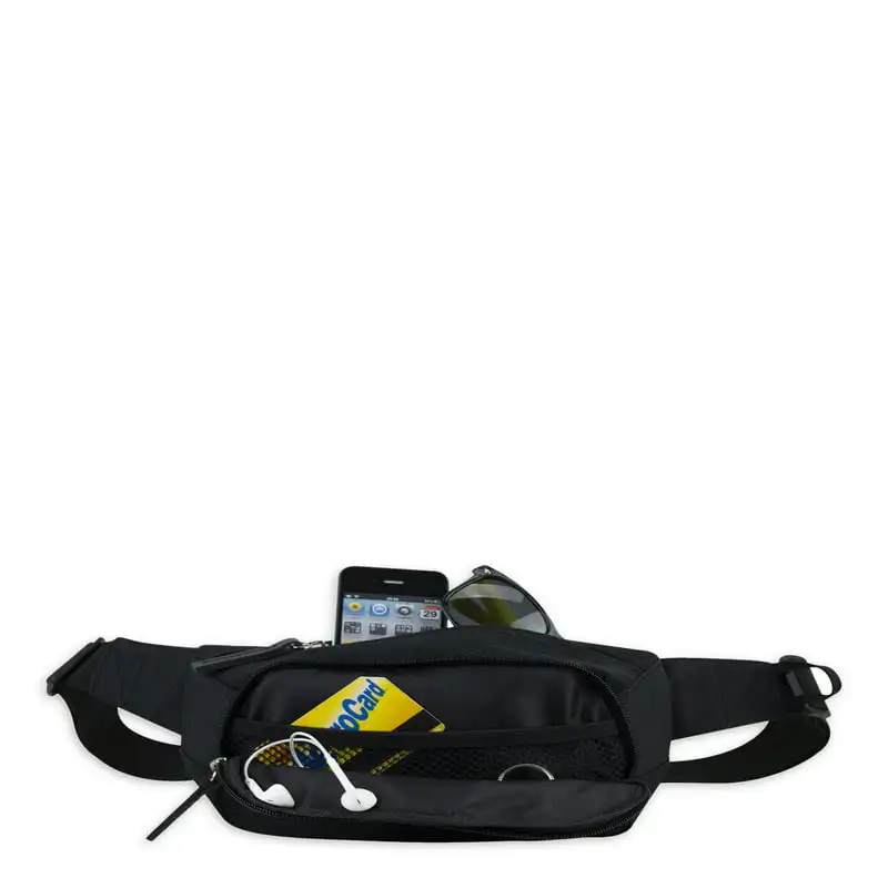 Genuine Leather, Stylish Casual Stylish Casual Black Genuine Leather Limited Fanny Waist Bag - Perfect for Travel and Everyday U