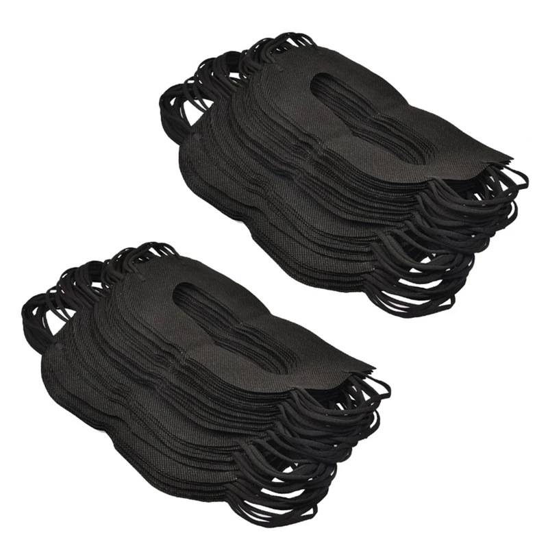 

100 Pcs Disposable Isolation VR Glasses Universal Anti-Woven Fabric Hot Stamping Facial Liner Sanitary Cloth Eye Mask