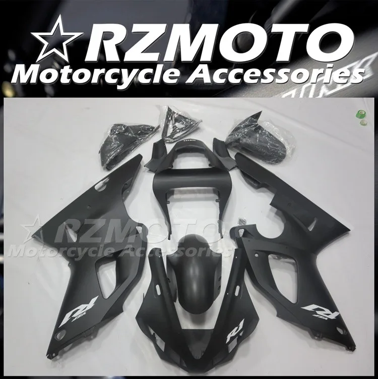 

4Gifts New ABS Motorcycle Whole Fairings Kit Fit For YAMAHA YZF- R1 2000 2001 00 01 Bodywork Set Custom Black Matte