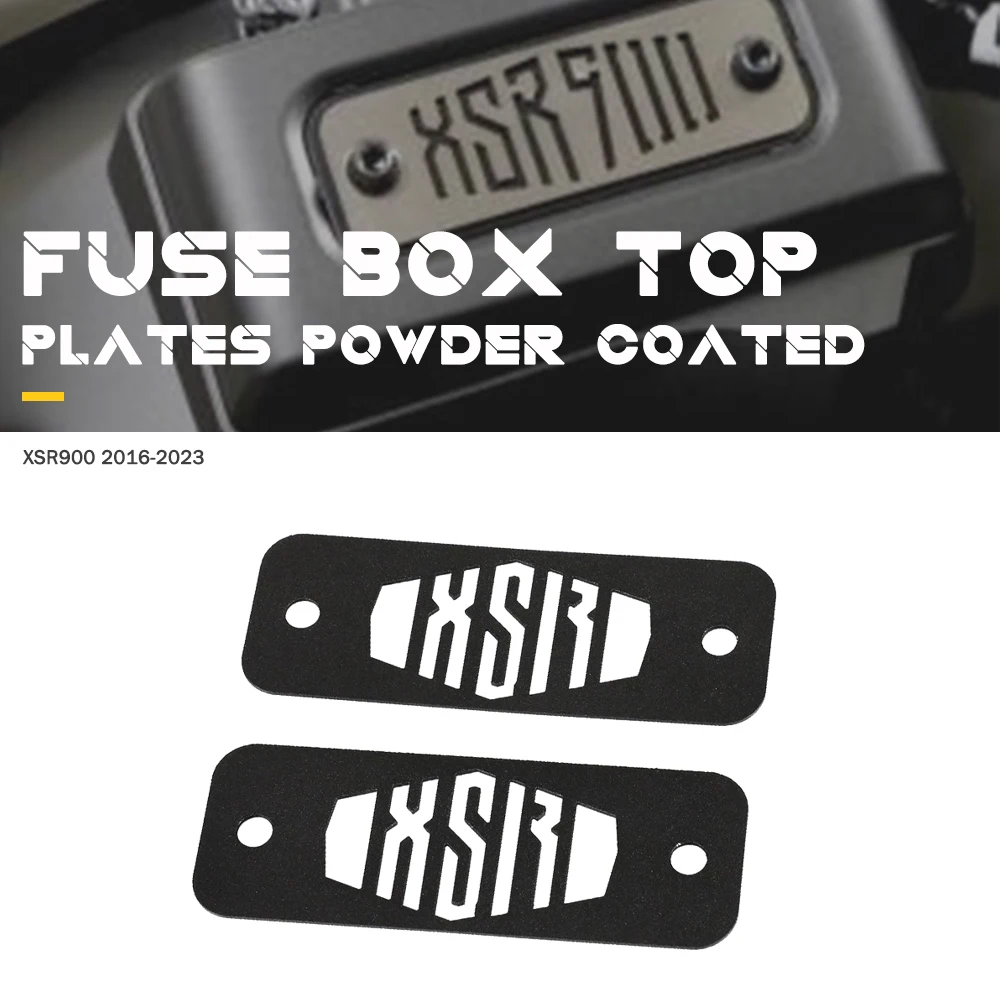 

Fuse Tops For Yamaha XSR900 2016 2017 2018 2019 2020 2021 XSR 900 Fuse Box Top Plates Powder Coated Clutch Cover Motorcycle