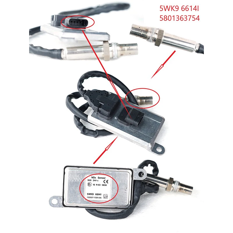 5WK9 6614I 5801363754 Датчик NOX 24 В кислорода из оксида азота