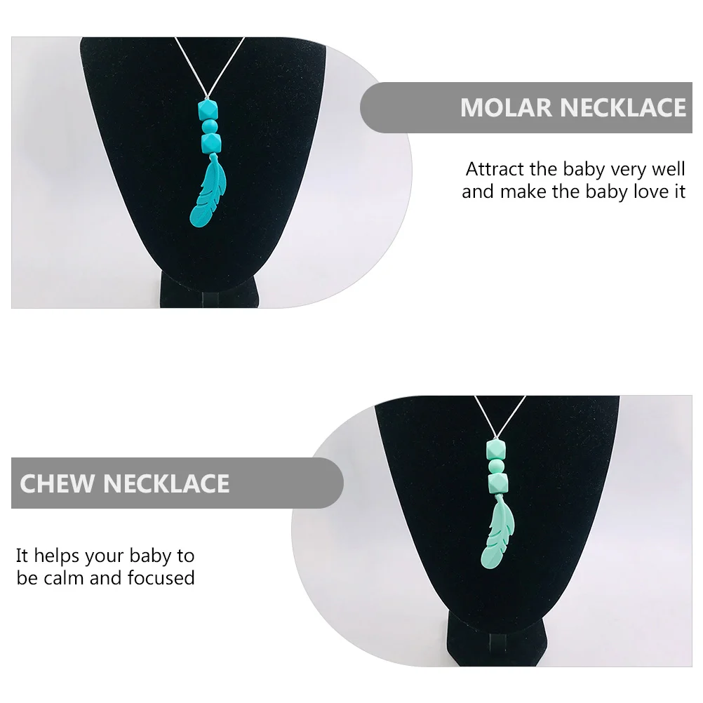 2 шт. прорезыватель жевательное ожерелье молярные ожерелья детская игрушка