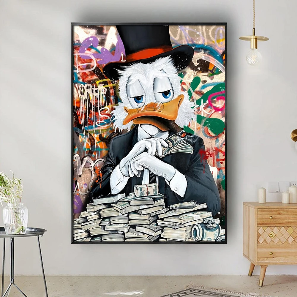 Настенный постер граффити с принтом