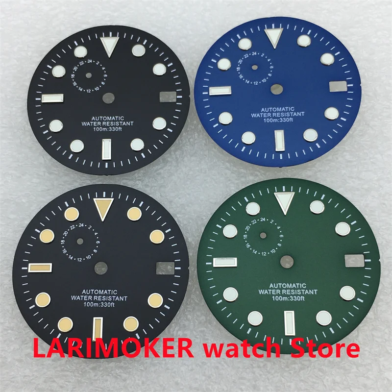 

Циферблат черного, синего, зеленого цветов диаметром 29 мм C3, подходит для автоматических мужских часов NH37