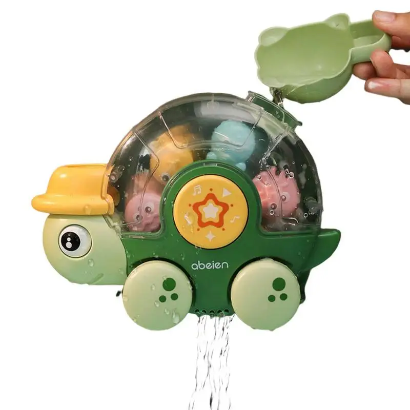 

Детская игрушка для ванной вращающиеся игрушки для воды, черепаха, игрушка для плавания, интерактивная сенсорная игрушка для малышей, игрушка для купания для малышей